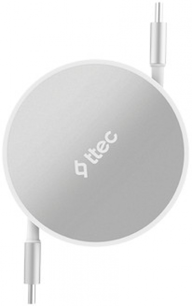 ttec USB-C Mini Makaralı 100W Şarj Kablosu
