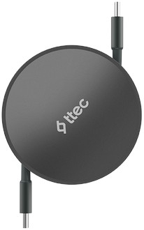 ttec USB-C Mini Makaralı 100W Şarj Kablosu