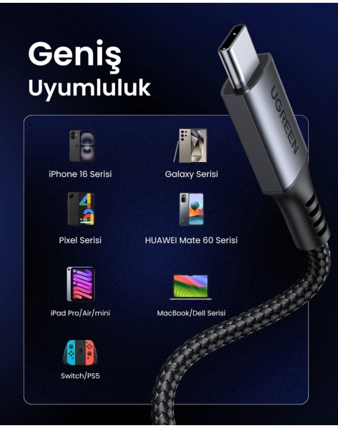 Ugreen 15373 Şarj Kablosu