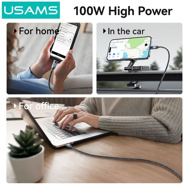 Usams SJ750 100W Şarj Kablosu