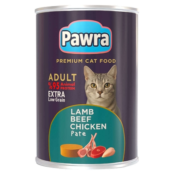 Pawra Karışık Etli Pate Yetişkin 410 gr Kedi Maması