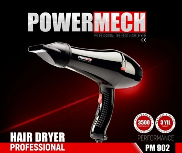 Powermech PM-902 Saç Kurutma Makinesi