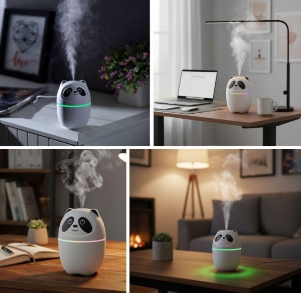 Buffer Panda Figürlü Hava Nemlendirici