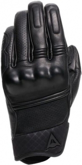 Dainese Folgor Black Deri Motosiklet Eldiveni