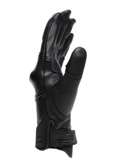 Dainese Folgor Black Deri Motosiklet Eldiveni
