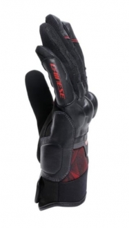 Dainese Ermex Black Red Lava Motosiklet Eldiveni