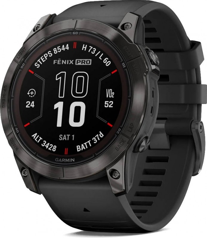Garmin Fenix 7X Pro Sapphire Solar Aktivite Saati