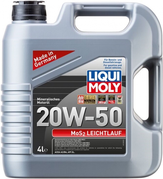 Liqui Moly Mos2 Leichtlauf 20W-50 Motor Yağı