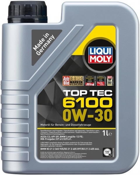 Liqui Moly Top Tec 6100 0W-30 Motor Yağı (1 litre)
