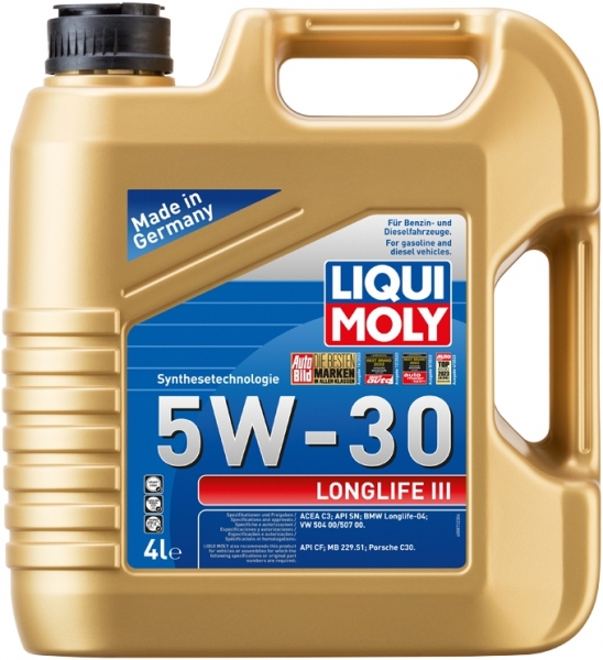Liqui Moly Longlife III 5W-30 Motor Yağı (4 litre)