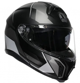 AGV Perception Matt Black Silver