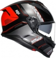 AGV K7 Mplk Kyber Matt Black Red resim