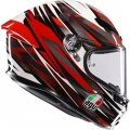 AGV K6 S Reeval White / Red / Grey resim