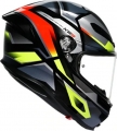 AGV K6 S Erazer Black Red Yellow Fluo resim