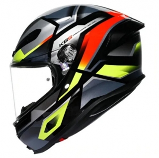 AGV K6 S Erazer Black Red Yellow Fluo