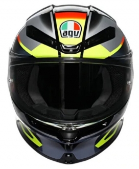 AGV K6 S Erazer Black Red Yellow Fluo