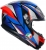 AGV K6 S MPLK Slashcut BLK Blue Red