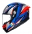AGV K6 S MPLK Slashcut BLK Blue Red