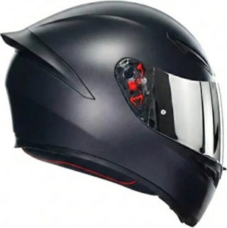AGV K1 S Matt Black İridium Silver Vizör
