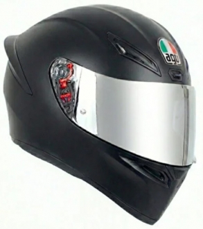 AGV K1 S Matt Black İridium Silver Vizör