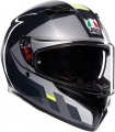 AGV K3 Shade Grey / Yellow / Fluo resim
