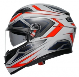 AGV K3 Space Matt White Red Fluo