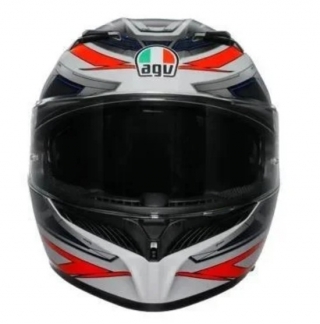 AGV K3 Space Matt White Red Fluo