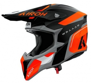 Airoh Wraap Conquer Turuncu Mat