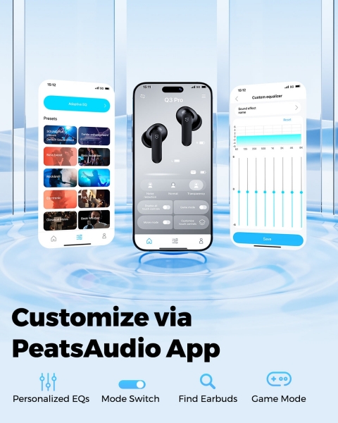 Soundpeats Q3 Pro Tam Kablosuz Kulaklık
