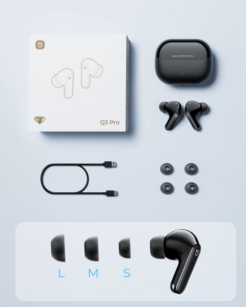 Soundpeats Q3 Pro Tam Kablosuz Kulaklık