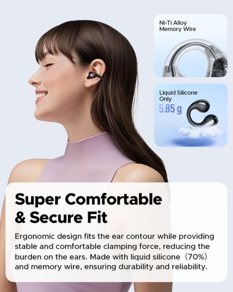 Soundpeats PearlClip Pro Tam Kablosuz Kulaklık