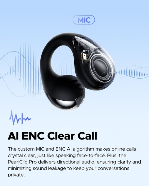 Soundpeats PearlClip Pro Tam Kablosuz Kulaklık
