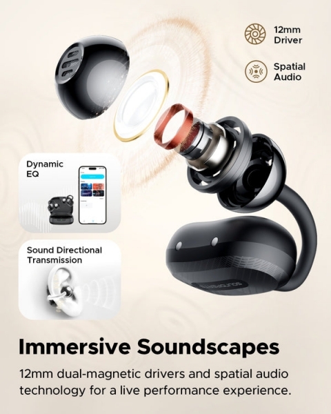 Soundpeats Air Clip Tam Kablosuz Kulaklık