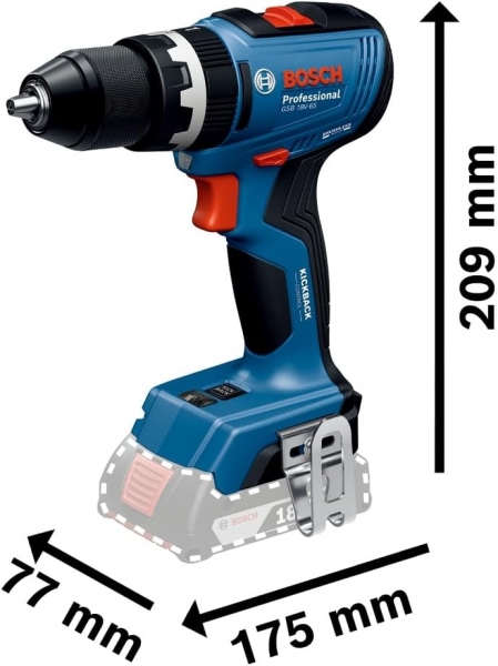 Bosch GSR 18V-65 Professional Akülü Vidalama