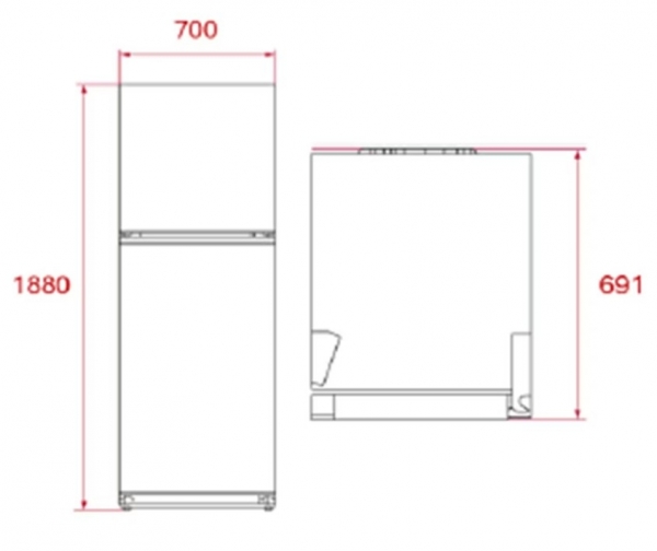 Teka RTF 44750 SS Buzdolabı
