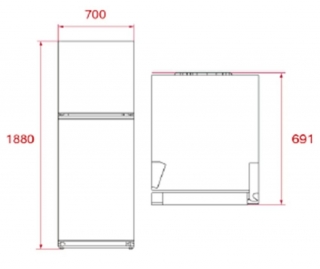 Teka RTF 44750 SS Buzdolabı