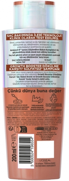 Loreal Growth Booster Dökülme Karşıtı 200 ml Şampuan