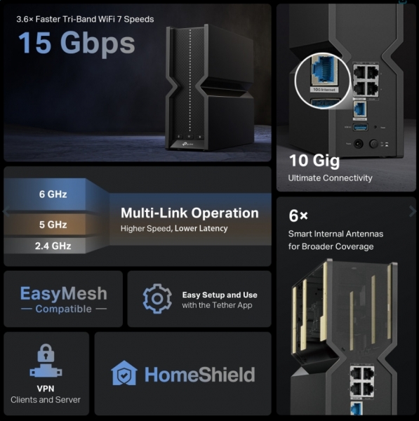 TP-Link Archer BE700 Router
