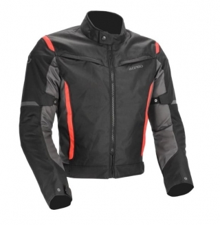 Acerbis Ce X-Mat 2.0  Siyah Kırmızı Motosiklet Montu
