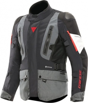 Dainese Carve Master 4 Ebony Black-Red-White Motosiklet Montu