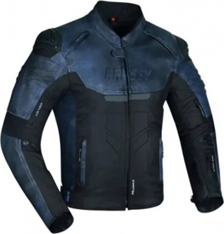 Prosev Falcon Deri Dark Blue Motosiklet Montu