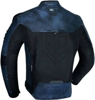 Prosev Falcon Deri Dark Blue Motosiklet Montu