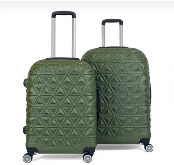 Saddlebag Piramit ABS Kabin ve Orta Boy 2'li Valiz Seti