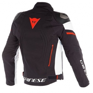 Dainese Racing 3 Black White Fluo Red D-Dry Motosiklet Montu