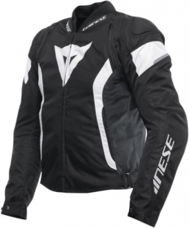 Dainese Avro 5 Black White Tekstil Motosiklet Montu