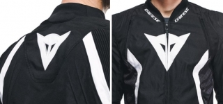 Dainese Avro 5 Black White Tekstil Motosiklet Montu