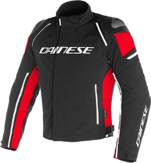 Dainese Racing 3 Black Red D-Dry Motosiklet Montu