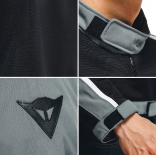 Dainese Hydra Flux 2 Air Black Charcoal Gray D-Dry Motosiklet Montu