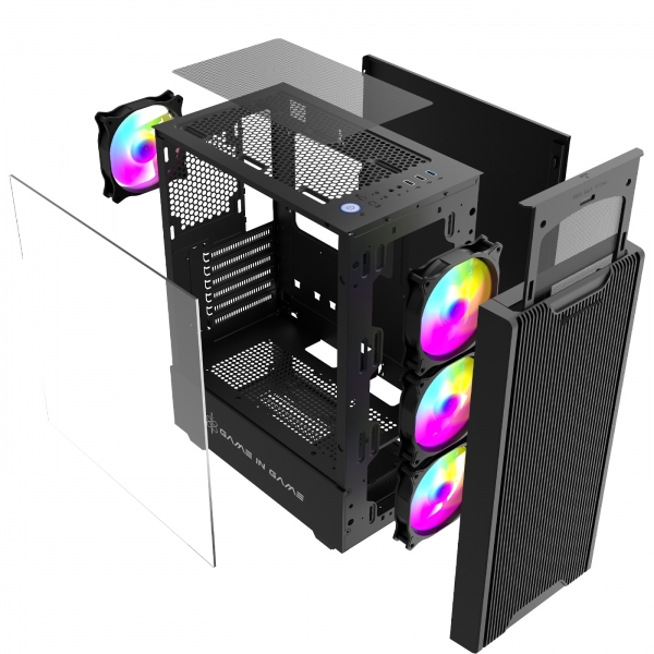 Game in Game Pony 600W Bilgisayar Kasası