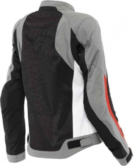 Dainese Hydraflux 2 Air Kadın Siyah/Kömür Grisi/Lava Kırmızısı Motosiklet Montu